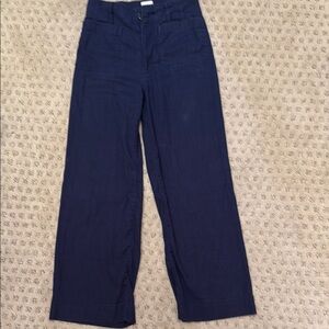 Maeve Navy Cropped Pants